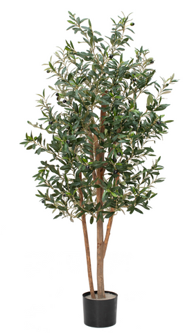 Artificial Olive tree 150cm, Realistic Artificial Tree with olive foliage