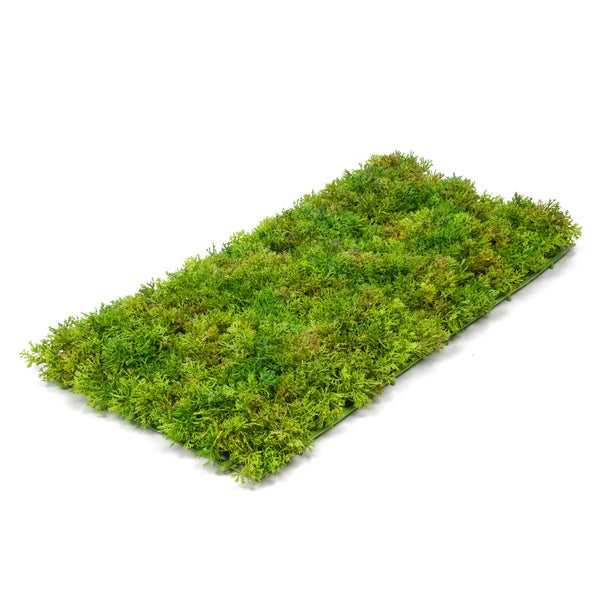 Artificial moss wall panels