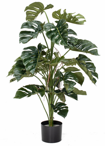 Monstera artificial plant 120cm fire retardant