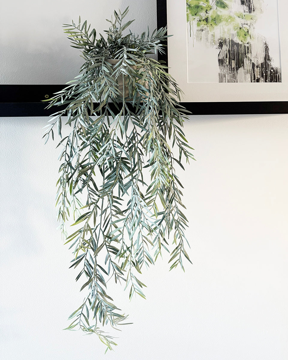 Trailing Artificial Plant Eucalyptus Long Leaf